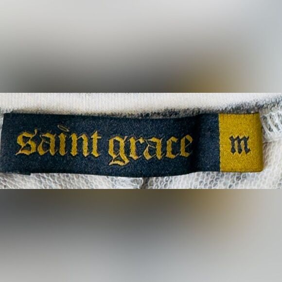 Saint Grace Chevron Cream Stripe Stretchy Long Maxi Skirt. Medium. - Picture 5 of 7